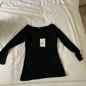 NWT Theory black long sleeve